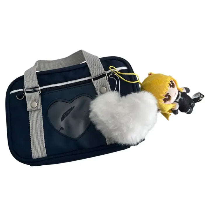 [BUNJANG] Itabag Pencil Case Pouch School Bag &amp; Keyring Set (Heisei Japanese Style Gal) / 이타백 필통 파우치 스쿨백&amp;키링세트(헤이세이 일본st여고생 갸루)