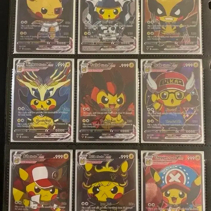 [BUNJANG] Pikachu International Edition 55-Card Set Poncho / 피카츄 해외판 55장 세트 폰초
