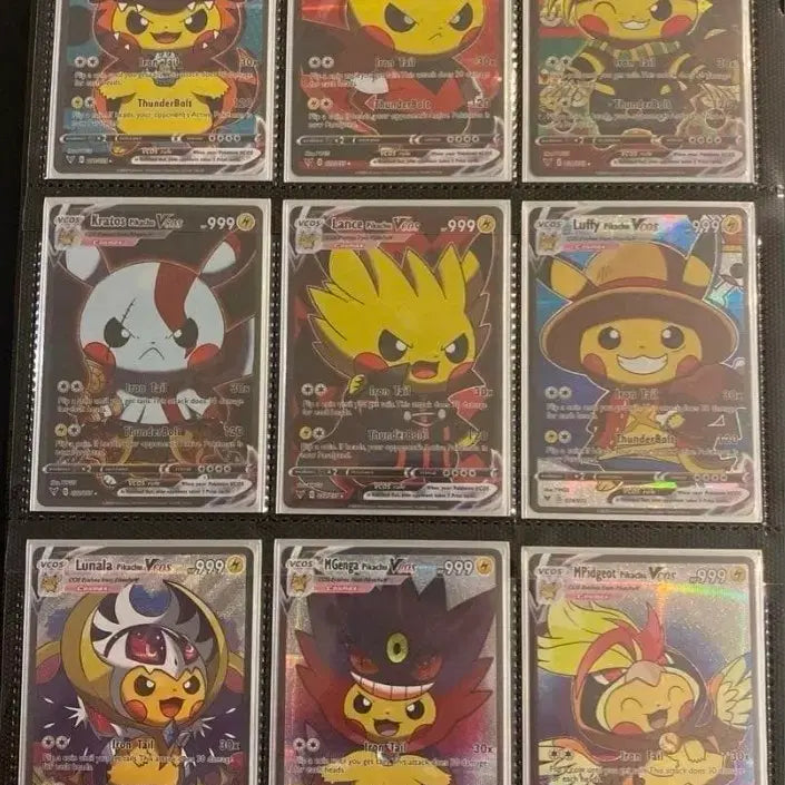 [BUNJANG] Pikachu International Edition 55-Card Set Poncho / 피카츄 해외판 55장 세트 폰초