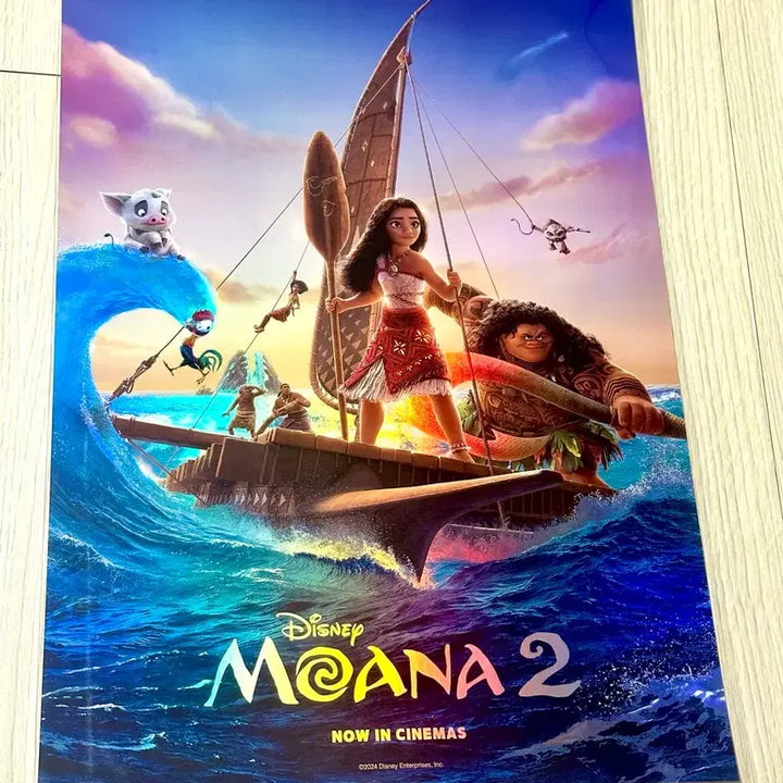 [BUNJANG] Disney Moana SUPERLED Special Poster (A3) / [초희귀한정판]영화 디즈니 모아나 SUPERLED 스페셜 포스터(A3)