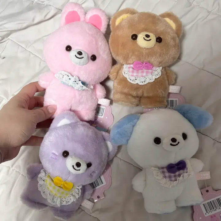 [BUNJANG] Yochiyochi Baby Doll Set (4 Pieces) / 요치요치 베이비 인형 4개 세트