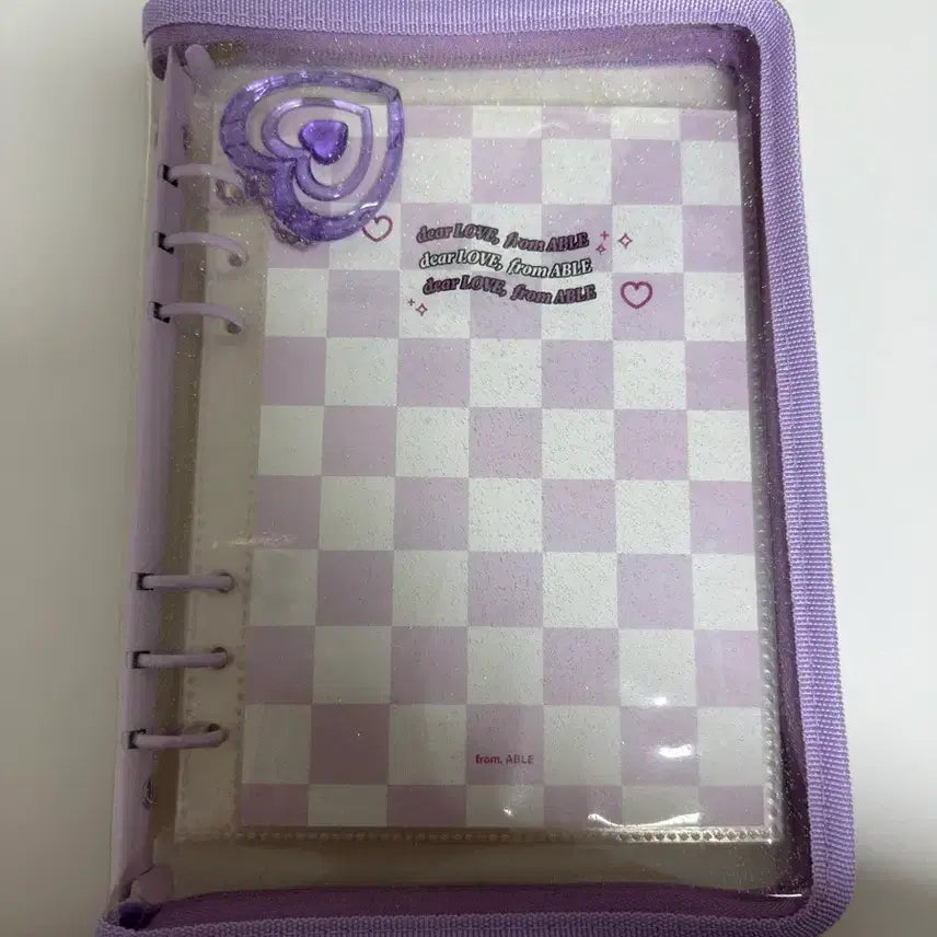 [BUNJANG] Fromable 6-Hole Zipper Binder Lavender / 프롬아블 6공 지퍼 바인더 라벤더