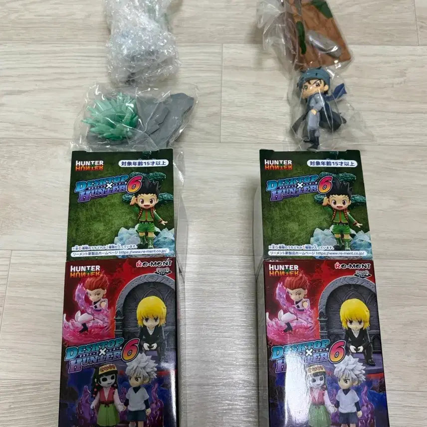 [BUNJANG] Hunter x Hunter Desktop Figure - Chrollo Lucilfer &amp; Leon Leo Set / 헌터헌터 데스크탑 피규어 진 레오리오 일괄 양도