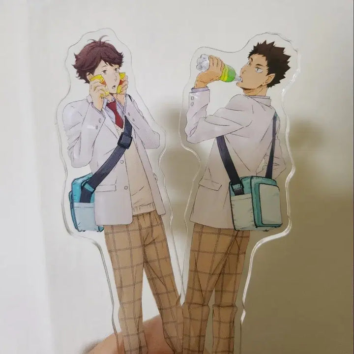 [BUNJANG] Haikyuu!! Oikawa Iwaizumi Good Morning Acrylic Standee / 하이큐 오이카와 이와이즈미 굿모닝 아크릴