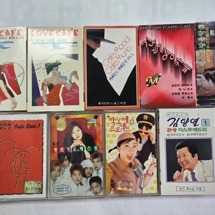 [BUNJANG] Cafe Music Cassette Tape Bundle / 까페음악 카세트테이프