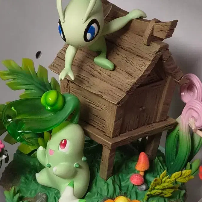 [BUNJANG] KF Studio Chikorita Resin Figure / KF STUDIO 세레비 치코리타 레진 피규어