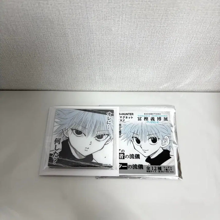 [BUNJANG] Hunter x Hunter Yoshihiro Togashi Exhibition Original Drawing Killua Acrylic Magnet / 헌터헌터 토가시전 원화 키르아 아크릴 마그넷