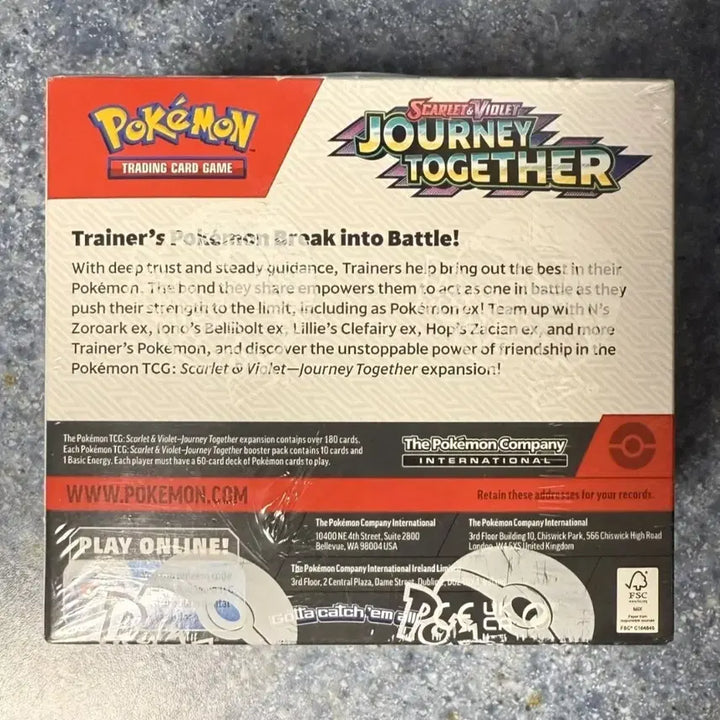 [BUNJANG] Pokemon TCG North America Journey Together Booster Box - Sealed / 포켓몬스터 북미판  journey together 미개봉 부스터 박스