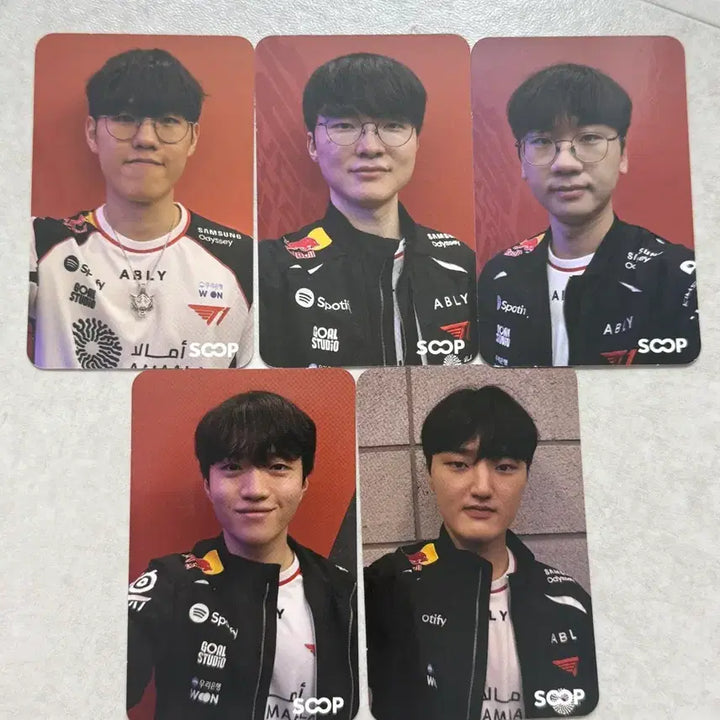 [BUNJANG] T1 Faker Soop Photocard Set MSI Fan Festa / MSI 팬페스타 T1 티원 soop 포토카드 포카 세트