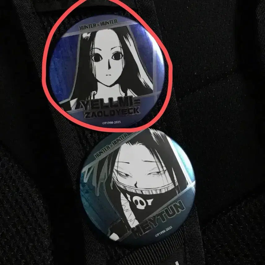 [BUNJANG] Hunter x Hunter Illumi Zoldyck D Collection Can Badge / 헌터헌터 이르미 디콜렉션 캔뱃지 (봉투X)