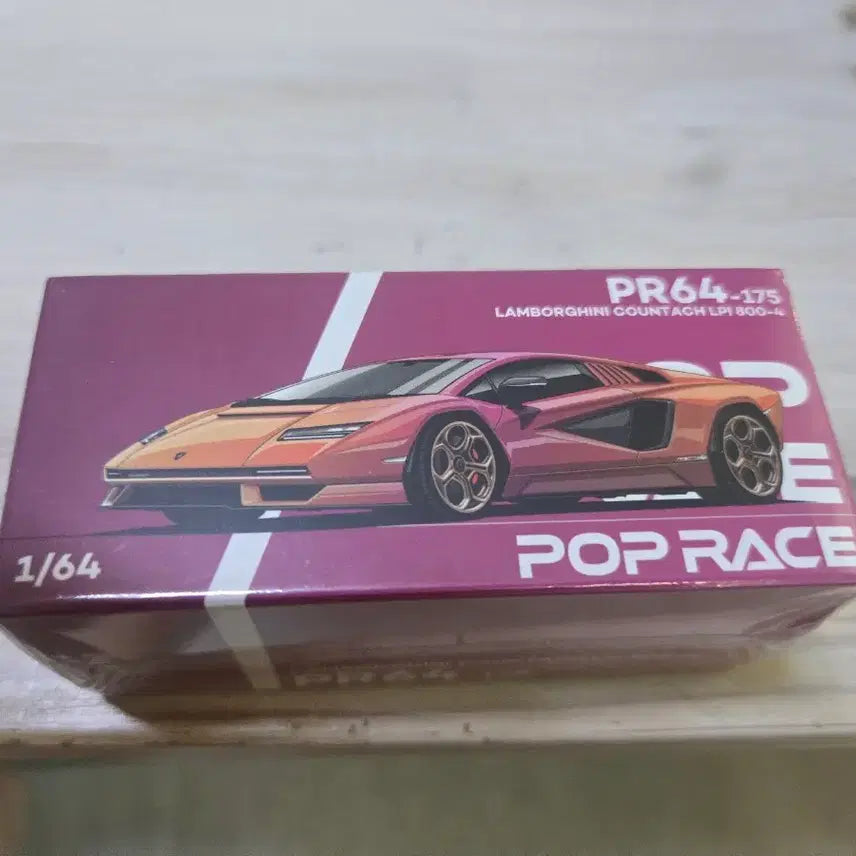 [BUNJANG] Pop Race 1:64 Lamborghini Countach LPI800-4 Orange Purple Gradient Sealed / 팝레이스 1:64 람보르기니 쿤타치 lpi800 미개봉 새상품 미니지티