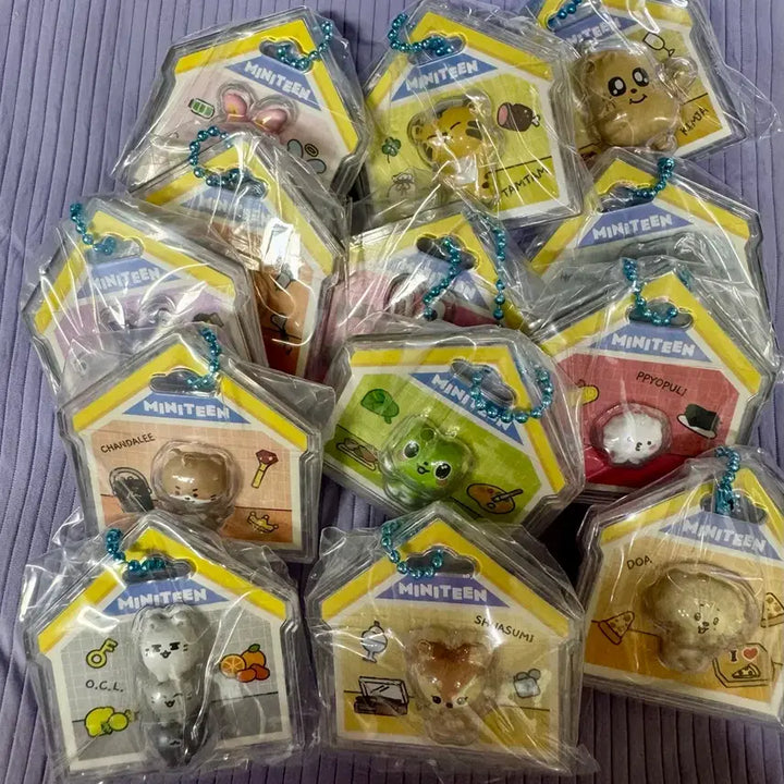 [BUNJANG] Seventeen Mini Teen Keyring Full Set (Sealed) / (미개봉)세븐틴/미니틴키링 풀세트