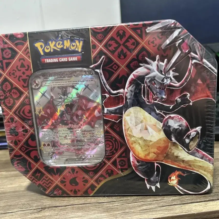 [BUNJANG] Pokemon TCG: North American Paldean Fates Charizard ex Tin / 포켓몬스터 북미판 Paldean Fates 리자몽ex 틴