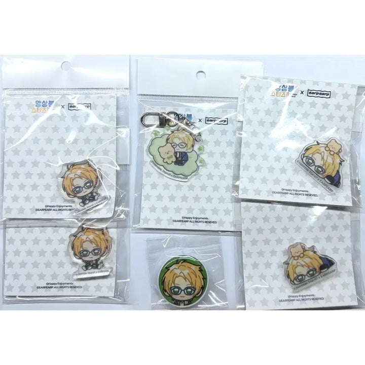 [BUNJANG] Ensemble Stars! Appare! Corotto Keyring Acrylic Clip Grip Tok Yuuki Makoto Bundle Set / 앙스타 어프어프 코롯토 키링 아크릴 집게 특전 그립톡 유우키 마코토