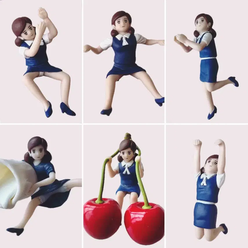 [BUNJANG] Fuchiko on Cup Figure Set (6 Types) / 컵 위의 후치코 피규어 세트