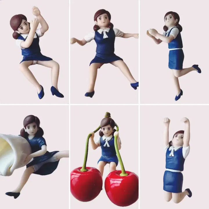 [BUNJANG] Fuchiko on Cup Figure Set (6 Types) / 컵 위의 후치코 피규어 세트