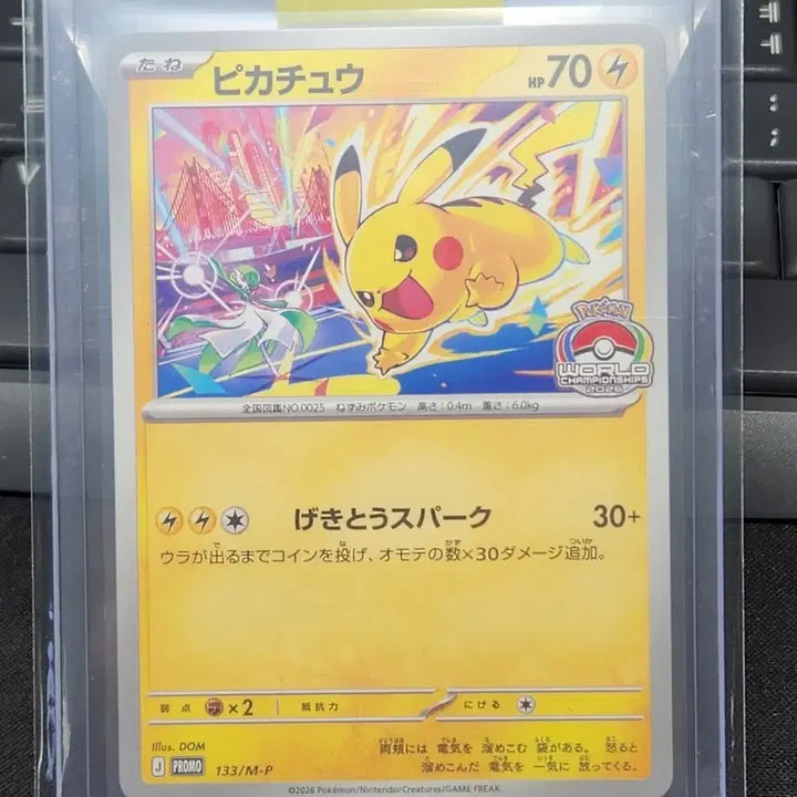 [BUNJANG] Pikachu World Championships Promo Card / 포켓몬카드 일판 피카츄 월드챔피언십 프로모