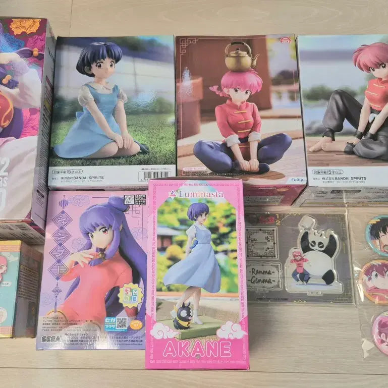 [BUNJANG] Ranma 1/2 Figure Set / 란마1/2 피규어, 굿즈 팝니다