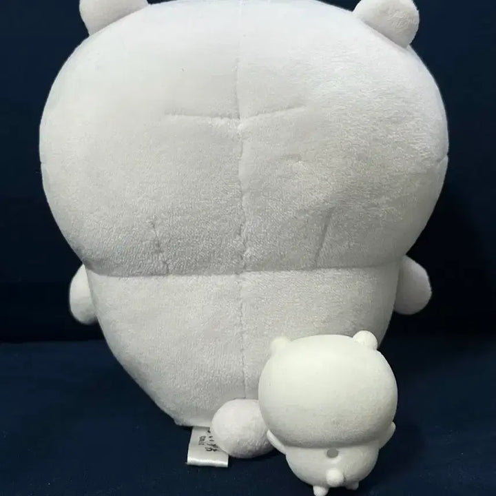 [BUNJANG] Chiikawa Soft Vinyl Fluffy Figure + Poteta Potato Plush Mascot / 치이카와 소프비 플로키 피규어+포테타마 기본 누이 인형 마스코트