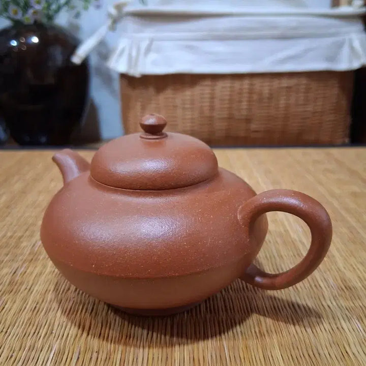 [BUNJANG] 150ml Zisha Teapot - Coin-Shaped / 좋은 니료의 자사호 150ml (cc)