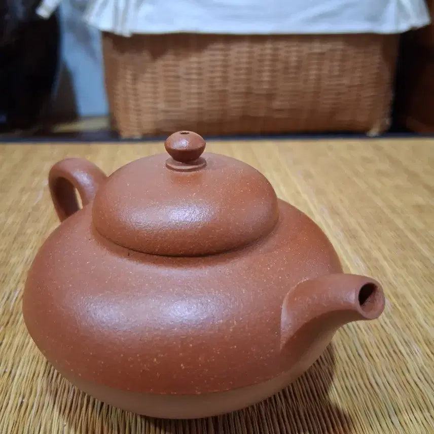[BUNJANG] 150ml Zisha Teapot - Coin-Shaped / 좋은 니료의 자사호 150ml (cc)