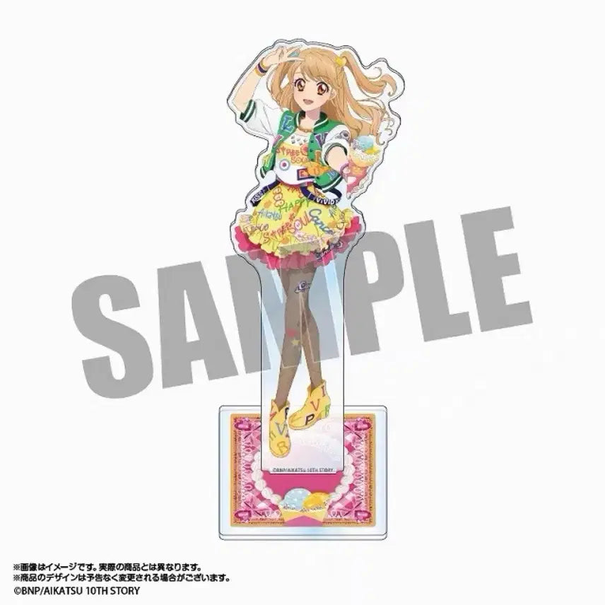 [BUNJANG] Aikatsu! I Am Star! Acrylic Standee &amp; Badge Bundle Set / 아이카츠 아이엠스타 아크릴 일괄