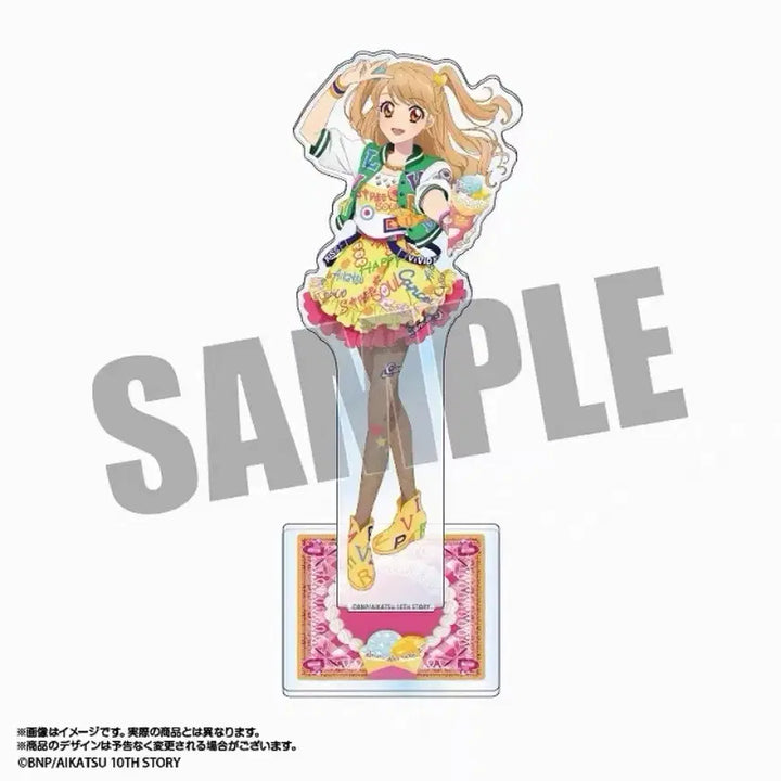 [BUNJANG] Aikatsu! I Am Star! Acrylic Standee &amp; Badge Bundle Set / 아이카츠 아이엠스타 아크릴 일괄