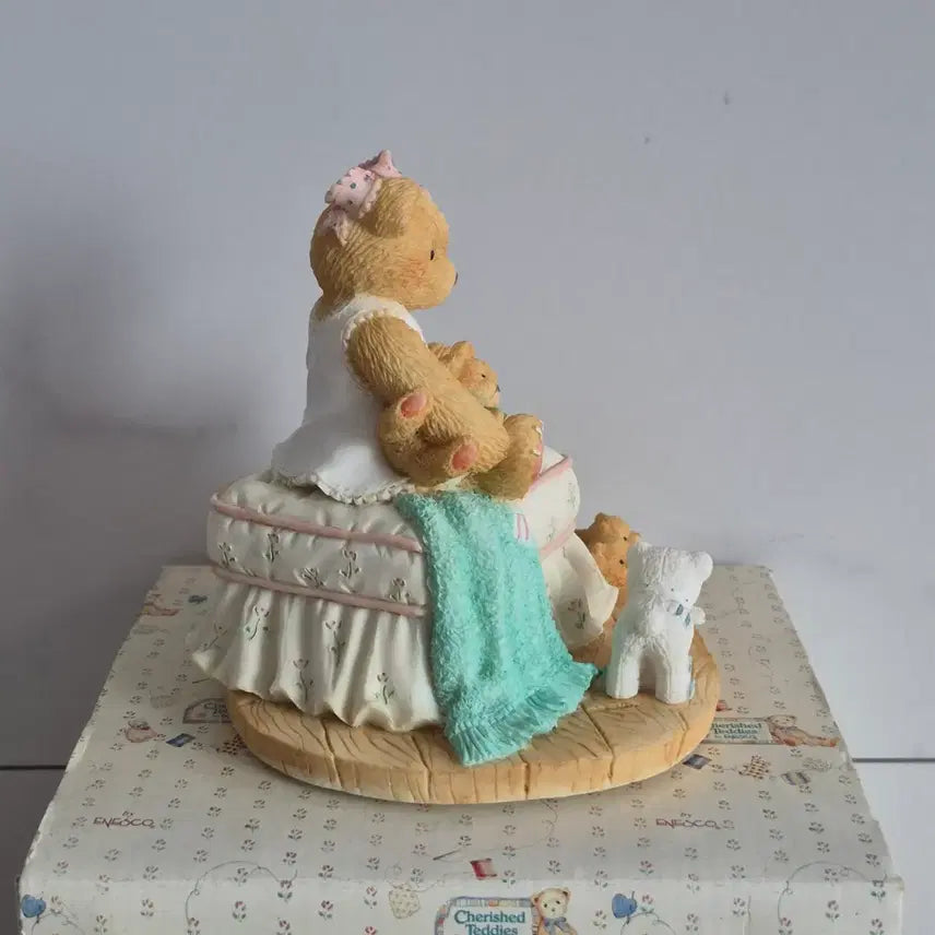 [BUNJANG] Enesco Cherished Teddies Vintage Music Box Figurine / 체리쉬드테디즈 테디베어 빈티지피규어 빈티지오르골 체리쉬드오르골 에네스코