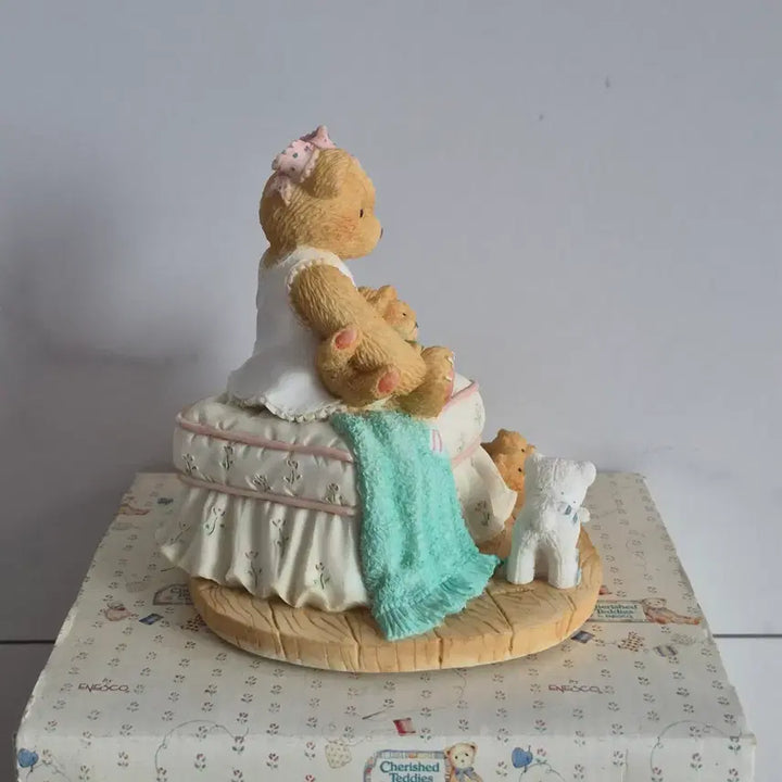 [BUNJANG] Enesco Cherished Teddies Vintage Music Box Figurine / 체리쉬드테디즈 테디베어 빈티지피규어 빈티지오르골 체리쉬드오르골 에네스코