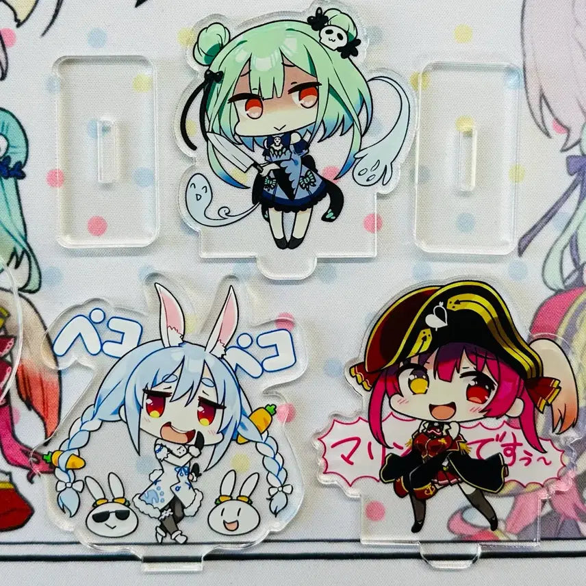 [BUNJANG] Hololive Marine/Pekora/Rushia Acrylic Stand 3-Piece Set / 홀로라이브 마린/페코라/루시아 아크릴 스탠드 3종 세트