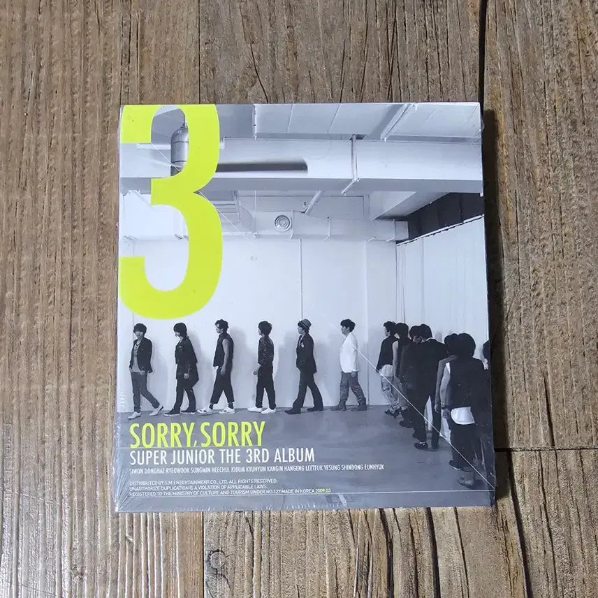 [BUNJANG] Super Junior Sorry, Sorry 3rd Album (Sealed) / 미개봉) 슈퍼주니어 3집 쏘리쏘리 앨범 판매 양도 합니다