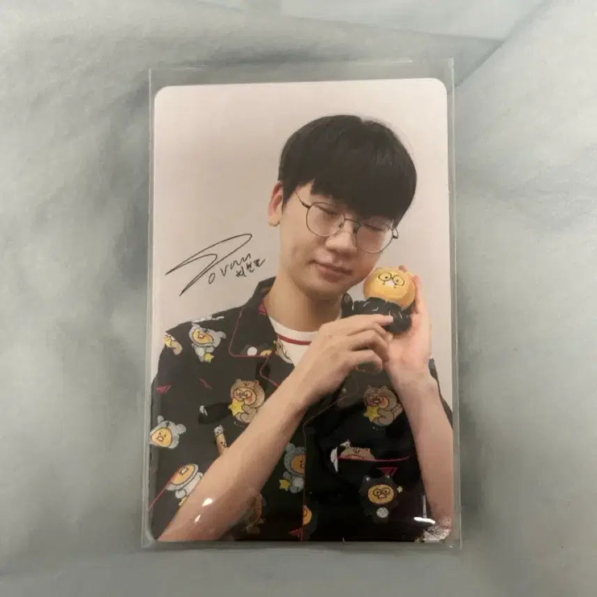 [BUNJANG] T1 Doran Kakao Friends Chun-sik Keyring Photocard / 티원 T1 도란 카카오프렌즈 춘식이 키링 포카 포토카드