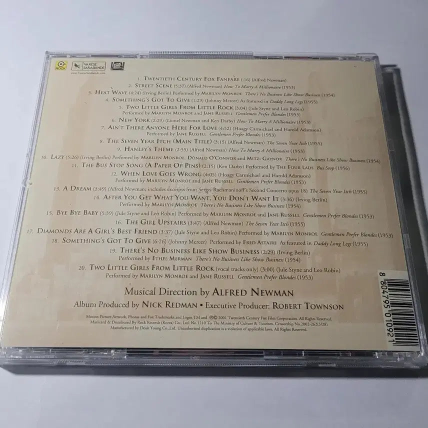 [BUNJANG] Marilyn Monroe Diamond Collection Album / [CD/희귀]marilyn monroe Diamond collection