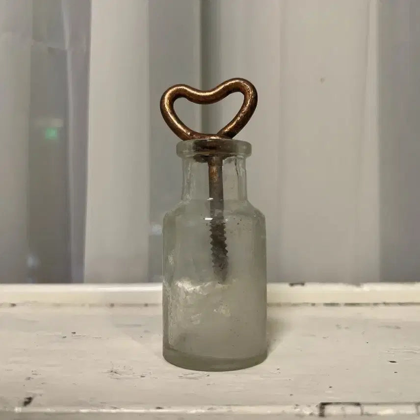[BUNJANG] Vintage Heart Screw / 빈티지 하트 나사 (유리병 미포함)