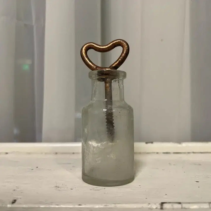 [BUNJANG] Vintage Heart Screw / 빈티지 하트 나사 (유리병 미포함)