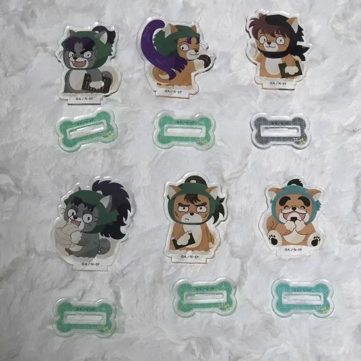 [BUNJANG] Nintama Rantaro Mochipico Animal Guard Acrylic Bundle Set / 닌타마 란타로 모치피코 동물포제 아크릴 일괄