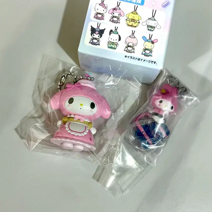 [BUNJANG] Sanrio My Melody Dreamy Ice Parlor Charm &amp; Heisei Gal Gacha / 산리오 마이멜로디 드리미 아이스팔러 참 + 헤이세이 갸루 가챠