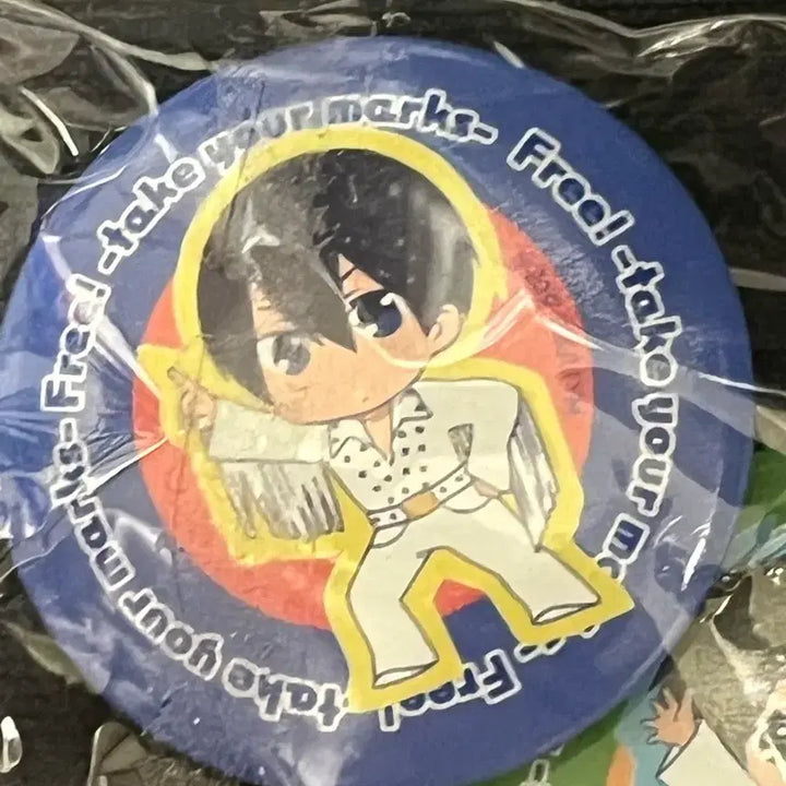 [BUNJANG] Free! Take Your Marks! Nanase Haruka, Tachibana Makoto, Mitsuoka Rin, Yamazaki Sousuke Mini Can Badge Set / Free! take your mark 하루카 마코토 린 소스케 캔뱃지 프리