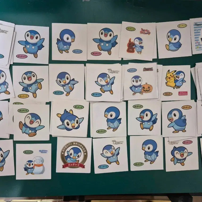 [BUNJANG] Pokemon Japanese Seal Stickers (Hagakure) / (팽도리)포켓몬 일판 씰 일본 띠부실 띠부씰