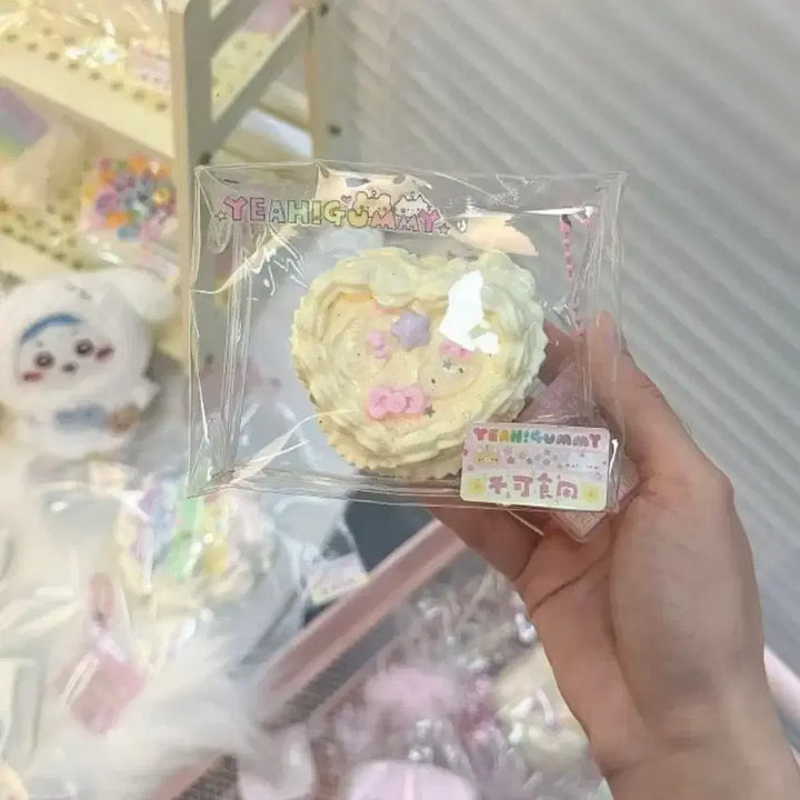 [BUNJANG] Yeah!Gummy Handmade "Heart Cake" Squishy - Kitty / Yeah!Gummy 하트 케이크 예구미 키티 수제 말랑이