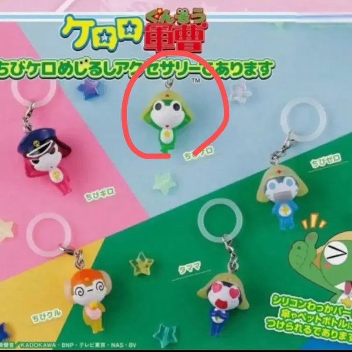 [BUNJANG] Keroro Chibi Keroro Keychain / 케로로 치비 메지루시 케로로