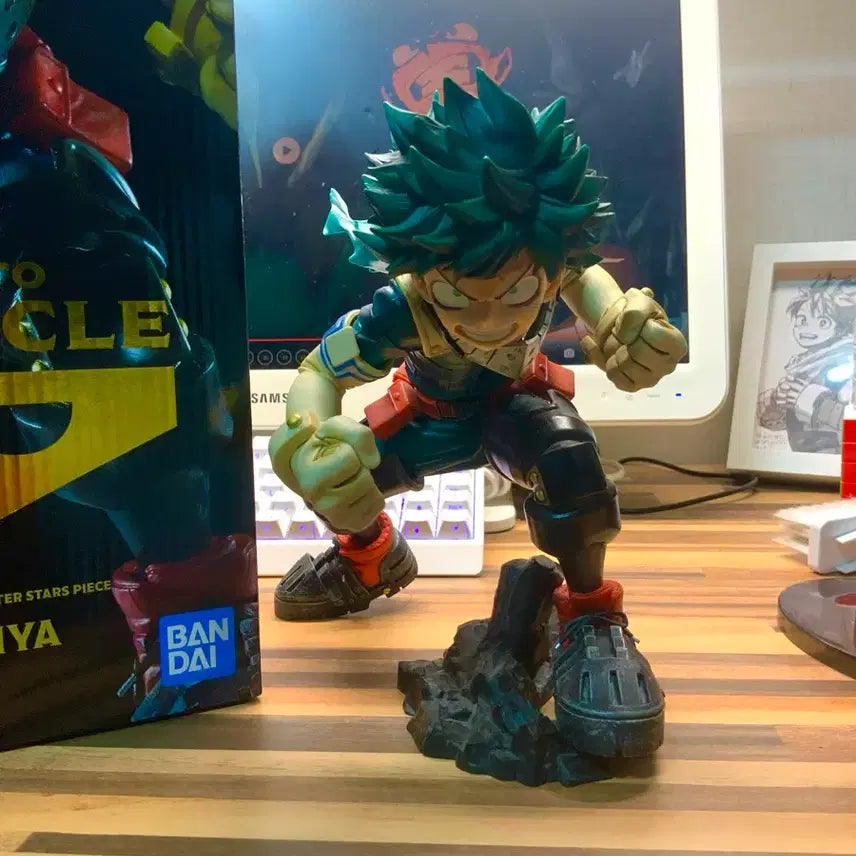 [BUNJANG] My Hero Academia Izuku Midoriya BWFC Figure (Opened) / 개봉,박스O) 나의 히어로 아카데미아 미도리야 이즈쿠 bwfc