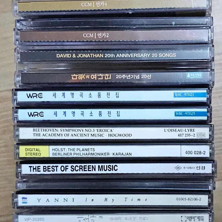 [BUNJANG] Various Artists Classical &amp; Gospel Music CD Collection (12 Discs) / 고전클래식. 다윗과요나단. 가스펠. 야니. 이소라 음악 CD 12장
