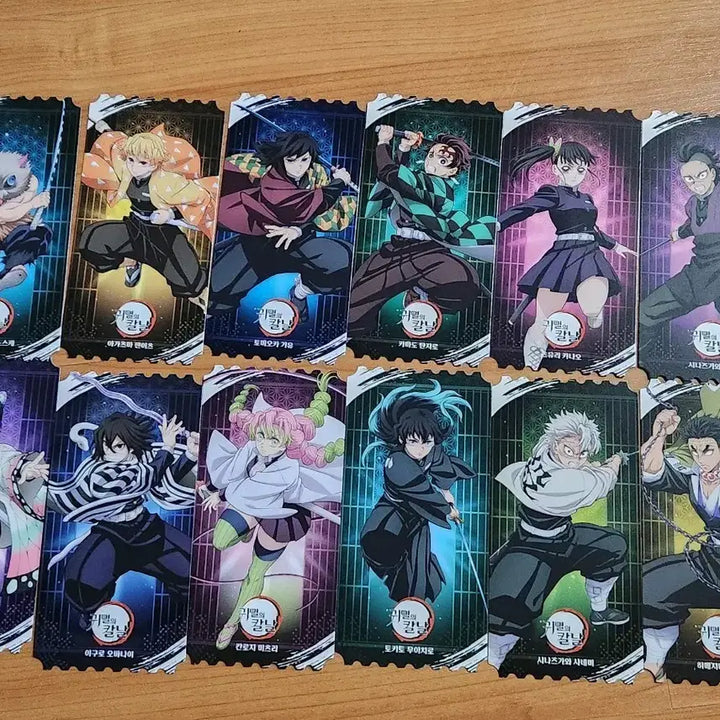 [BUNJANG] Demon Slayer: Mugen Train Movie Ticket Set (12 Types) / 귀멸의칼날 무비티켓 12종 전종 세트