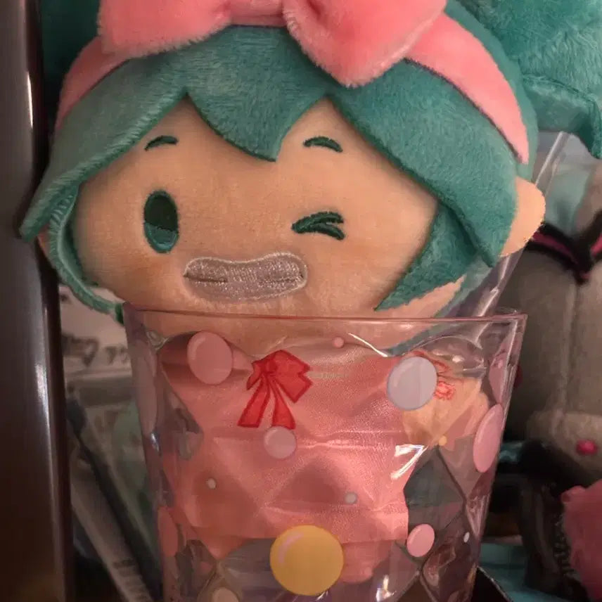 [BUNJANG] Vocaloid Miku Toothbrushing Cup Plush / 보컬로이드 미쿠 양치컵 인형