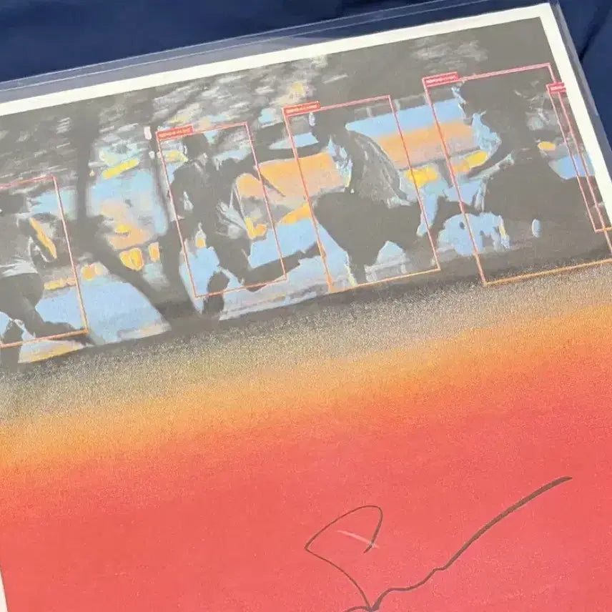 [BUNJANG] Happy End Authentic Autograph Poster / 해피엔드 친필 싸인 포스터 네오소라 영화 굿즈
