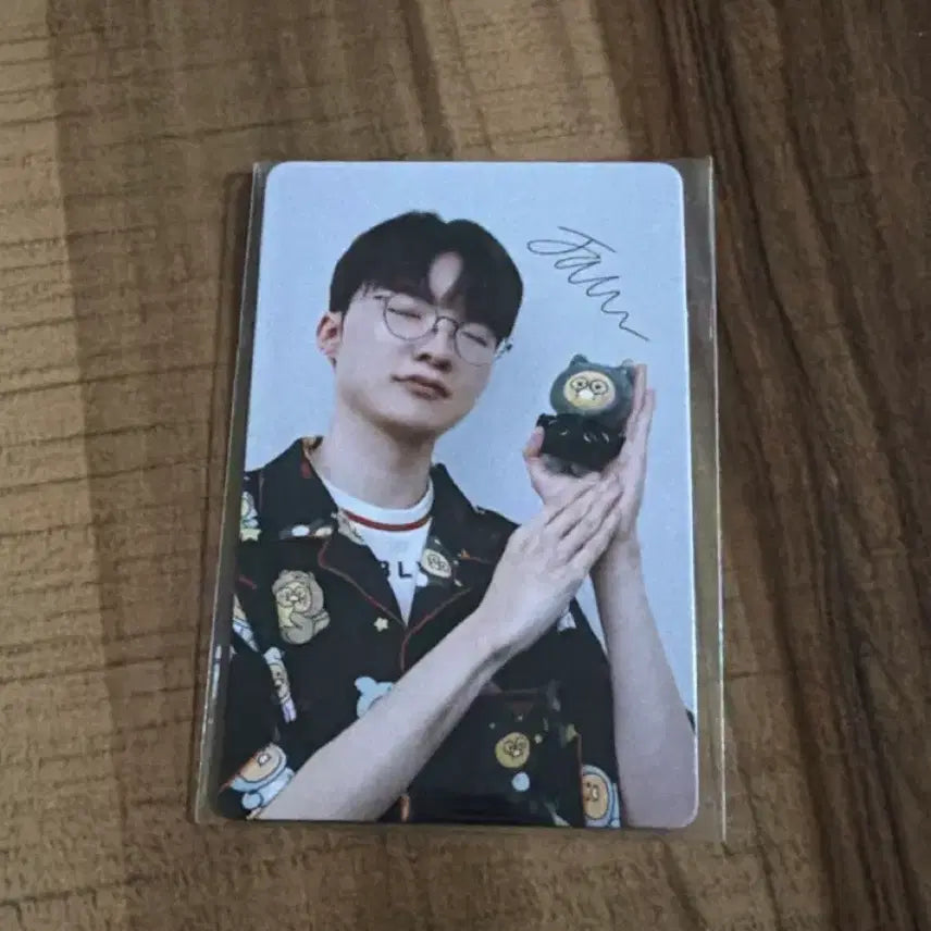 [BUNJANG] T1 Kakao Friends Chunsik Collaboration Faker Photocard / 티원 카카오프렌즈 춘식 콜라보 페이커 포카 (인형키링XX)