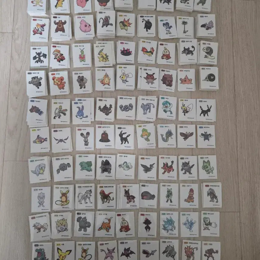[BUNJANG] Pokemon Sticker Collection / 포켓몬띠부씰 판매