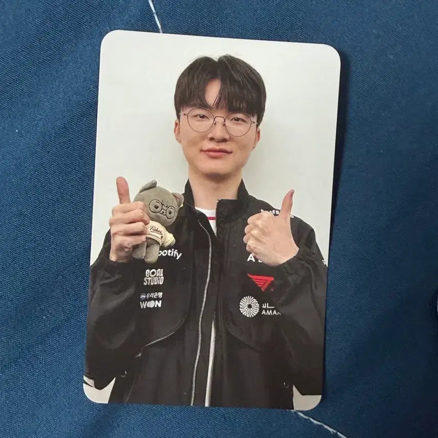 [BUNJANG] T1 Faker 15cm Doll Photocard / 티원 페이커 인형 포카 포토카드 15cm
