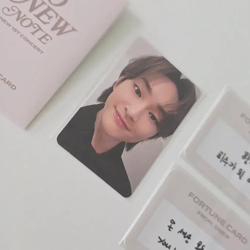 [BUNJANG] Onew Onew Note Fortune Card Bundle Set / (3장 일괄) 온유 오뉴노트 포춘카드